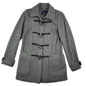 Banana Republic Wool Blend Toggle Coat Grey Size S